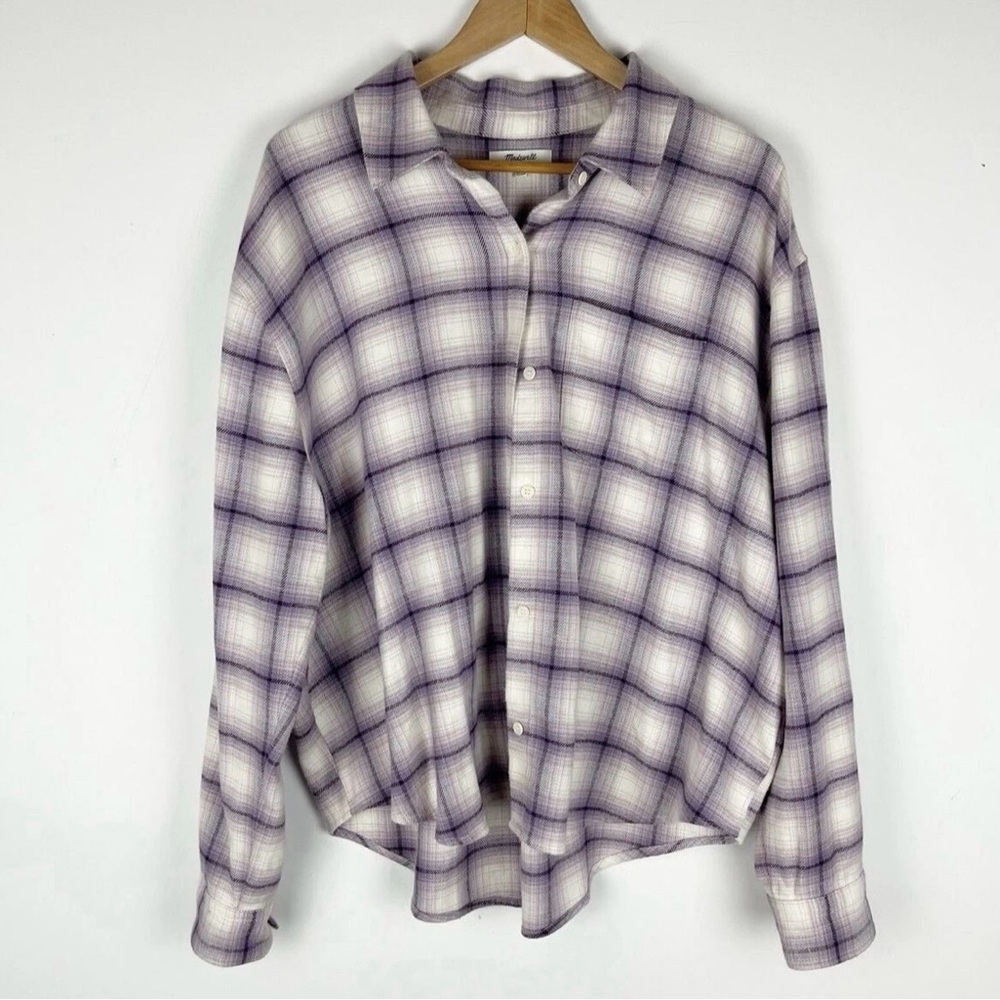 Plaid Purple Women’s Madewell Shirt